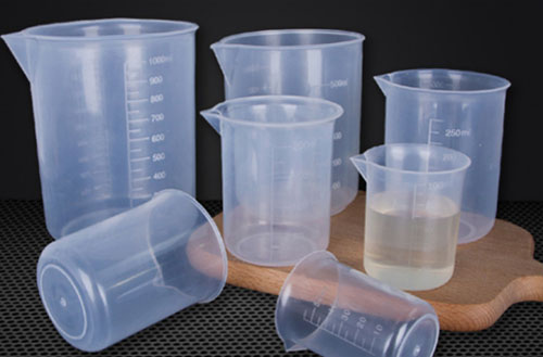 Laboratory plastic beaker with PP material